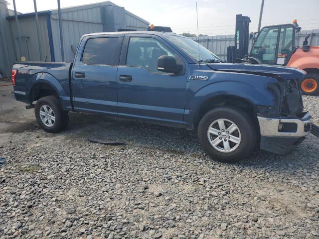 1FTEW1E50JFD13711 - 2018 FORD F150 SUPERCREW BLUE photo 4