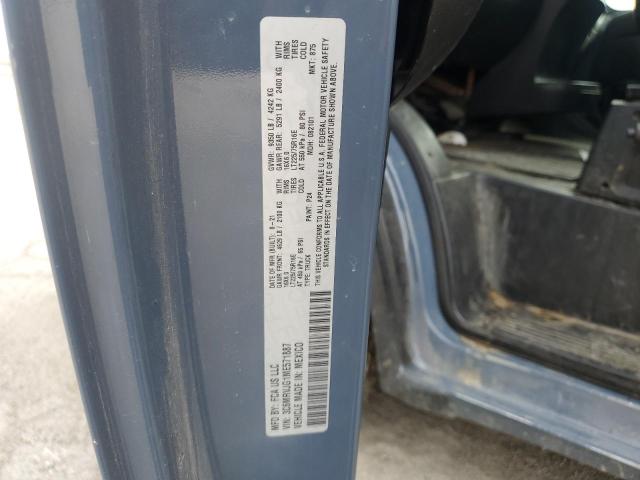 3C6MRVJG1ME571887 - 2021 RAM PROMASTER 3500 HIGH ლურჯი ფოტო 12