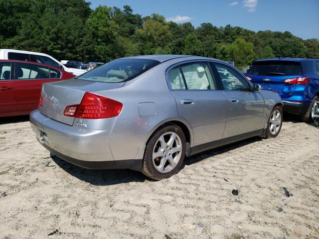 JNKCV51F04M711144 - 2004 INFINITI G35 SILVER photo 3