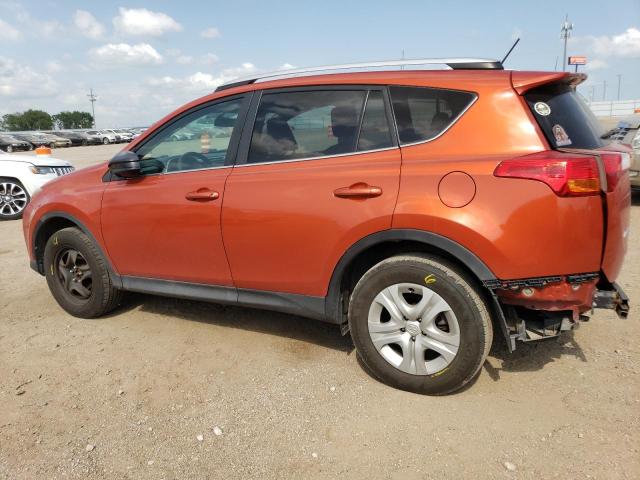 2T3BFREV7FW305483 - 2015 TOYOTA RAV4 LE ORANGE photo 2