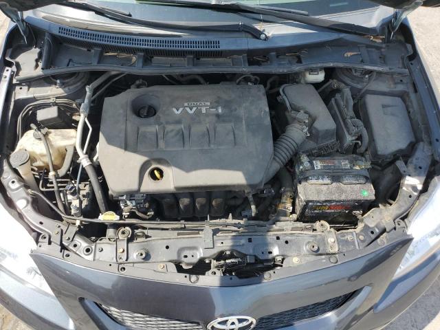 2T1BU40E29C143826 - 2009 TOYOTA COROLLA BASE GRAY photo 11