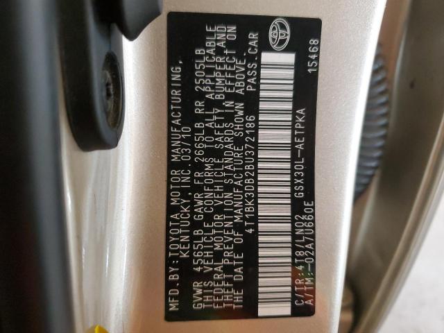 4T1BK3DB2BU372186 - 2011 TOYOTA AVALON BASE 米色 照片 13