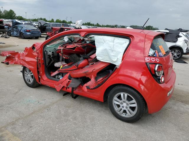 1G1JC6SH4F4112067 - 2015 CHEVROLET SONIC LT 红色 照片 2