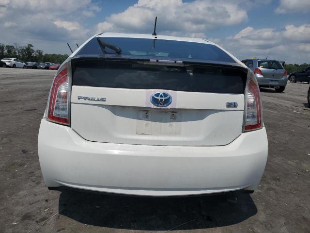 JTDKN3DU7C5431273 - 2012 TOYOTA PRIUS WHITE photo 6