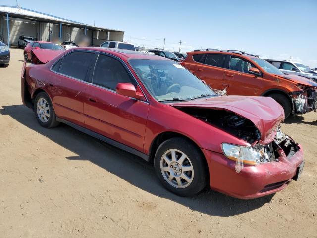 1HGCG56702A089643 - 2002 HONDA ACCORD SE BURGUNDY photo 4