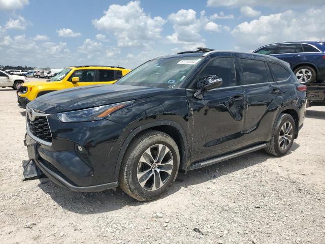 5TDGZRAH8NS137866 - 2022 TOYOTA HIGHLANDER XLE BLACK photo 1