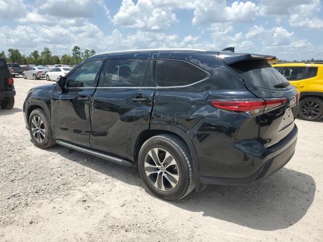 5TDGZRAH8NS137866 - 2022 TOYOTA HIGHLANDER XLE BLACK photo 2