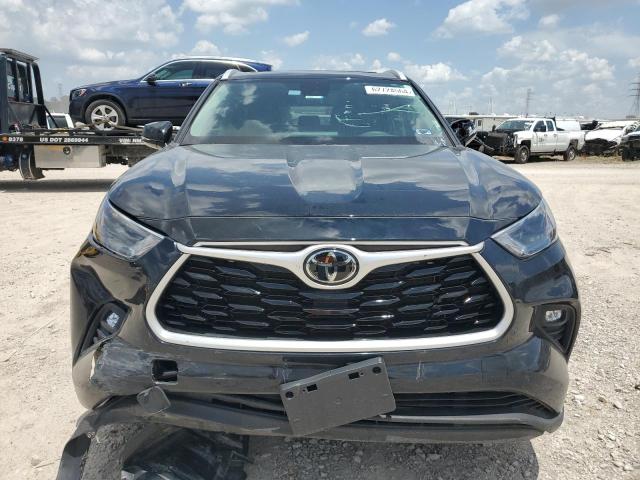 5TDGZRAH8NS137866 - 2022 TOYOTA HIGHLANDER XLE BLACK photo 5