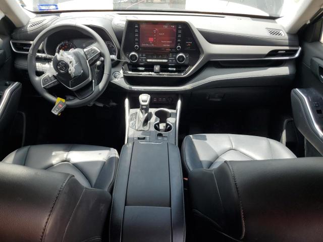 5TDGZRAH8NS137866 - 2022 TOYOTA HIGHLANDER XLE BLACK photo 8