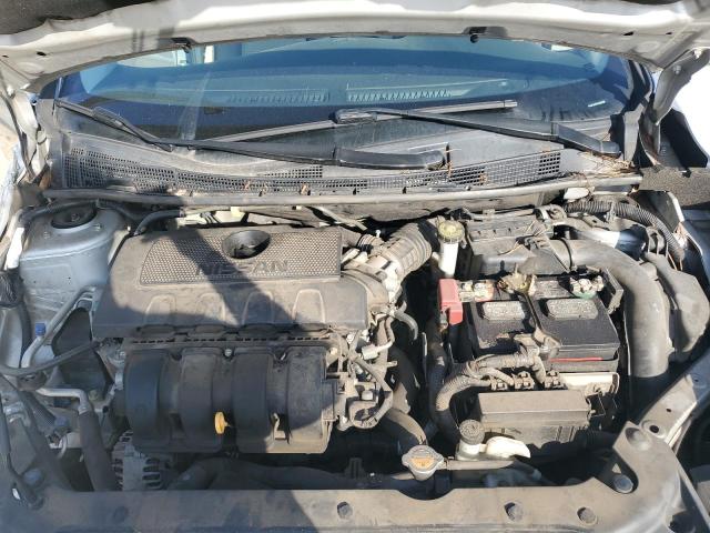 3N1AB7AP9HY386750 - 2017 NISSAN SENTRA S SILVER photo 11