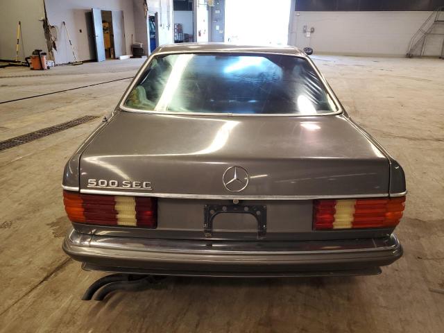 WDB12604412004647 - 1983 MERCEDES-BENZ 500SEC GRAY photo 6