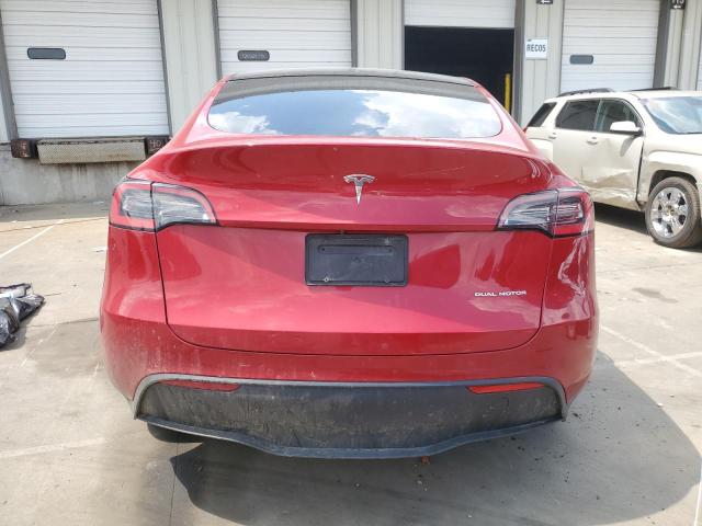 5YJYGDEE6MF061337 - 2021 TESLA MODEL Y Rot Foto 6