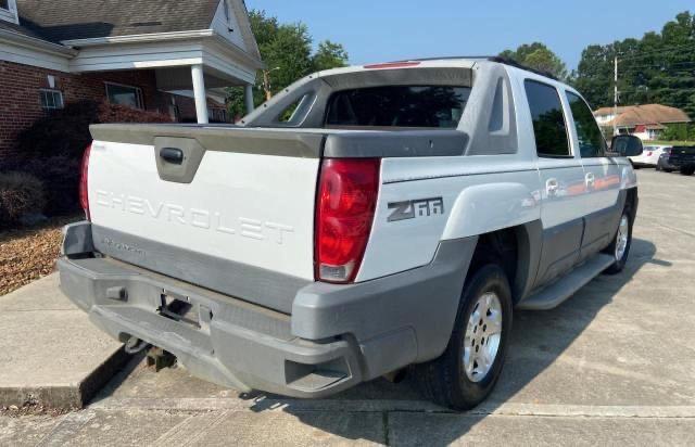 3GNEC13T22G282298 - 2002 CHEVROLET AVALANCHE C1500 WHITE photo 4