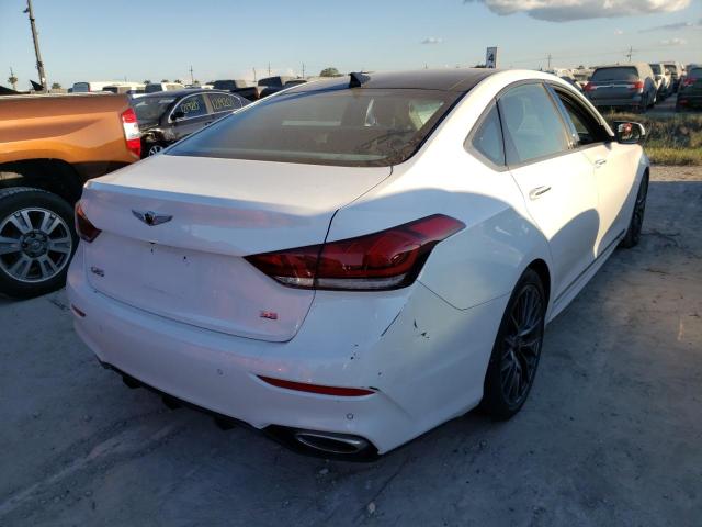 KMTFN4JE5LU335122 - 2020 GENESIS G80 BASE WHITE photo 4