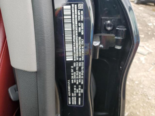 ZASFAKPN1J7B91786 - 2018 ALFA ROMEO STELVIO SPORT أسود صورة 13