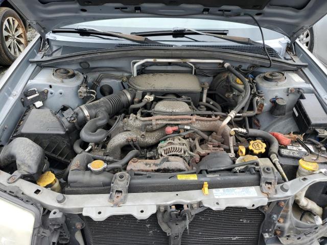 JF1SG63626H727082 - 2006 SUBARU FORESTER 2.5X GRAY photo 12