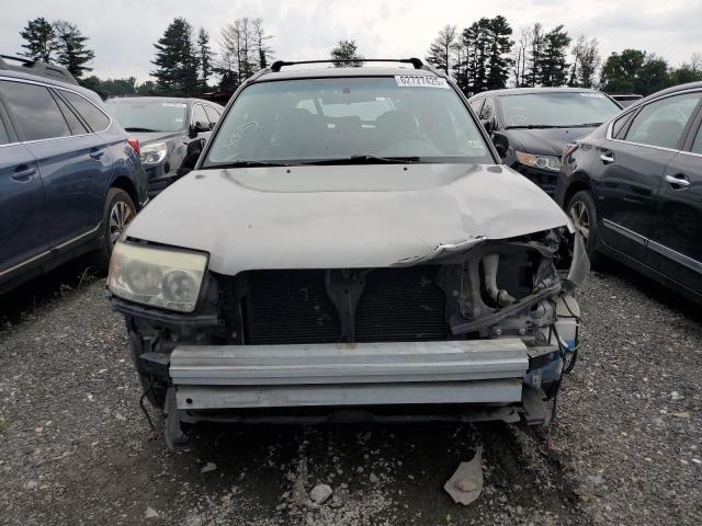 JF1SG63626H727082 - 2006 SUBARU FORESTER 2.5X GRAY photo 5