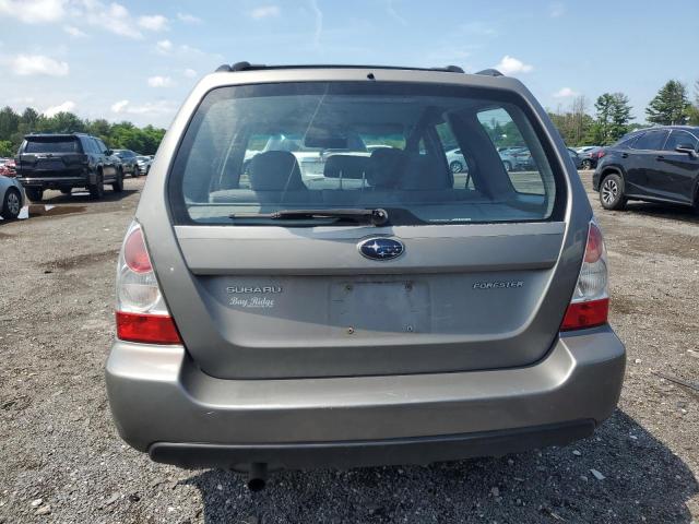 JF1SG63626H727082 - 2006 SUBARU FORESTER 2.5X GRAY photo 6