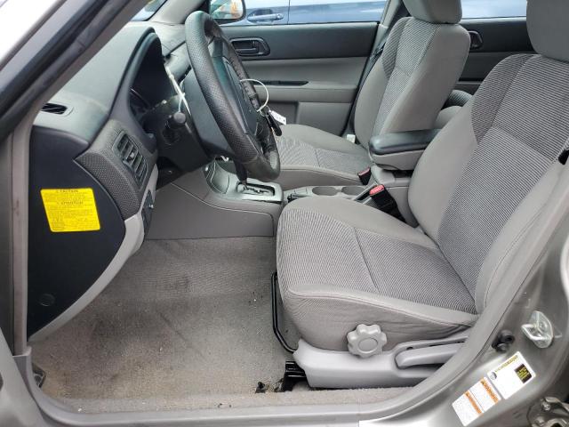 JF1SG63626H727082 - 2006 SUBARU FORESTER 2.5X GRAY photo 7