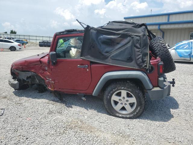 1C4AJWAG1CL261639 - 2012 JEEP WRANGLER SPORT MAROON photo 2