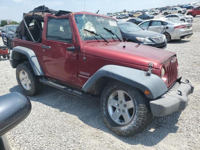 1C4AJWAG1CL261639 - 2012 JEEP WRANGLER SPORT MAROON photo 4