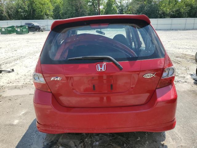 JHMGD38607S033557 - 2007 HONDA FIT S 红色 照片 6