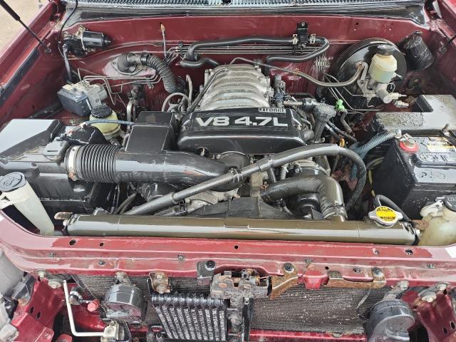 5TBBT44154S449955 - 2004 TOYOTA TUNDRA ACCESS CAB SR5 RED photo 11