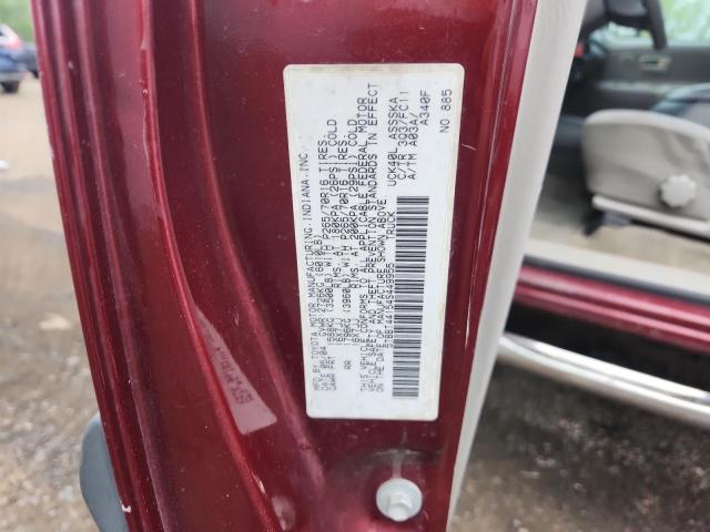 5TBBT44154S449955 - 2004 TOYOTA TUNDRA ACCESS CAB SR5 RED photo 12