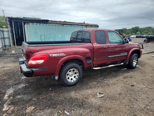 5TBBT44154S449955 - 2004 TOYOTA TUNDRA ACCESS CAB SR5 RED photo 3