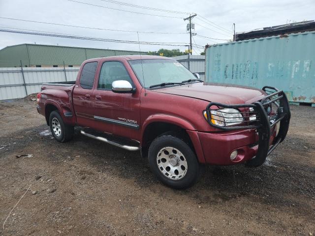 5TBBT44154S449955 - 2004 TOYOTA TUNDRA ACCESS CAB SR5 RED photo 4