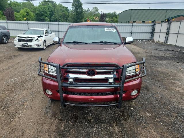 5TBBT44154S449955 - 2004 TOYOTA TUNDRA ACCESS CAB SR5 RED photo 5