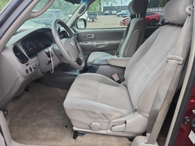 5TBBT44154S449955 - 2004 TOYOTA TUNDRA ACCESS CAB SR5 RED photo 7