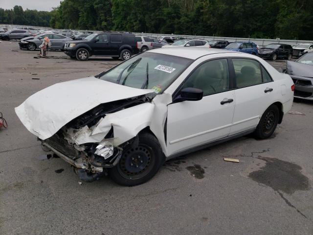 1HGCM56125A149642 - 2005 HONDA ACCORD DX WHITE photo 1