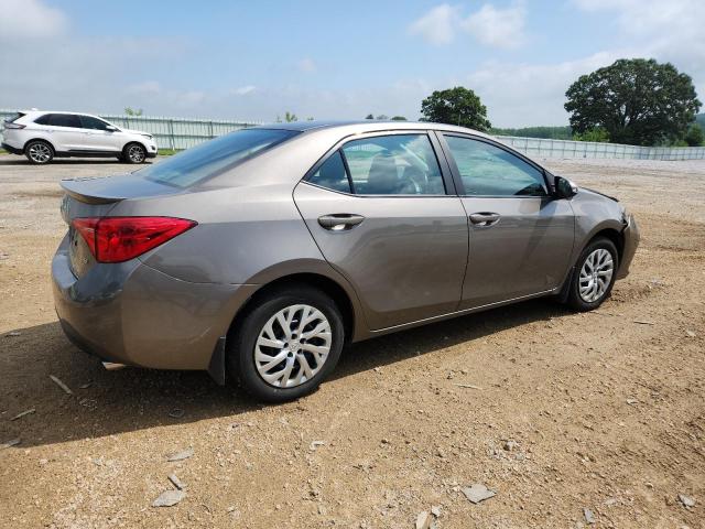 2T1BURHE5KC173197 - 2019 TOYOTA COROLLA L BROWN photo 3