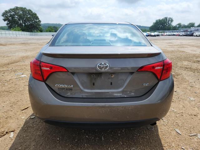 2T1BURHE5KC173197 - 2019 TOYOTA COROLLA L BROWN photo 6