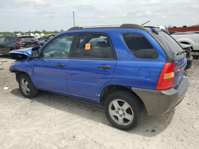 KNDJF724377373854 - 2007 KIA SPORTAGE LX BLUE photo 2