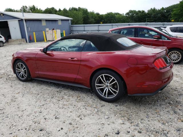 1FATP8UH5F5383457 - 2015 FORD MUSTANG RED photo 2