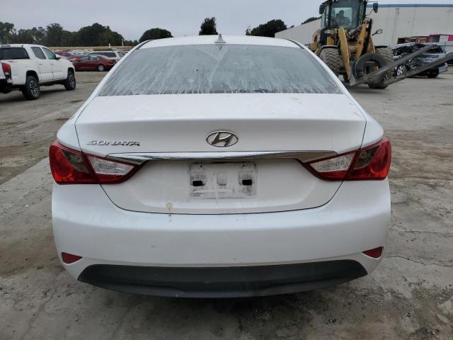 5NPEB4AC6EH814597 - 2014 HYUNDAI SONATA GLS WHITE photo 6