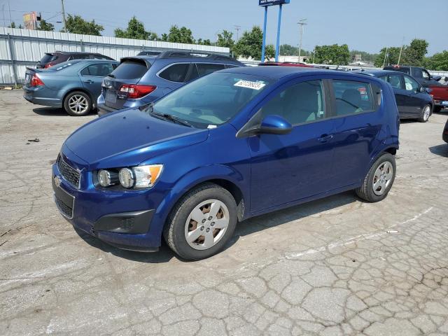 1G1JA6SH4E4127592 - 2014 CHEVROLET SONIC LS BLUE photo 1