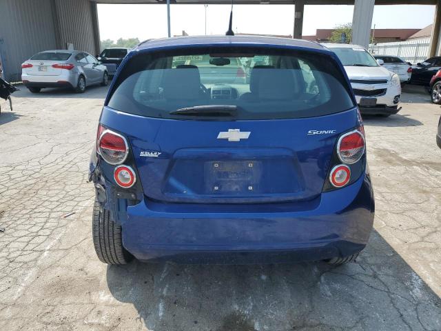 1G1JA6SH4E4127592 - 2014 CHEVROLET SONIC LS BLUE photo 6