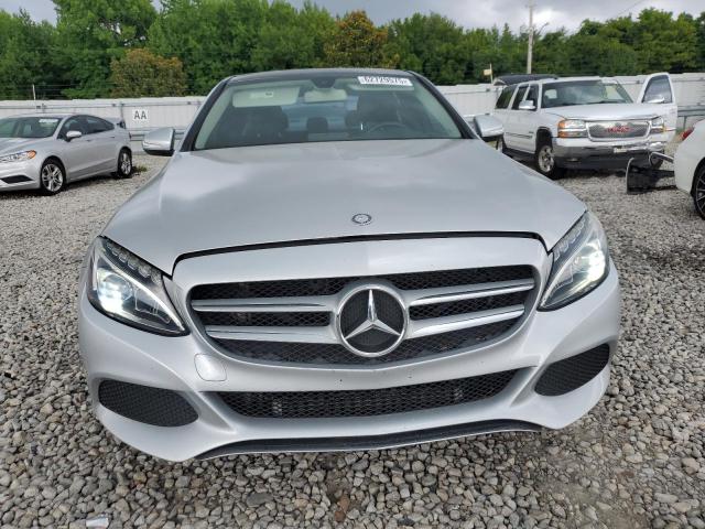 55SWF4KB8FU022903 - 2015 MERCEDES-BENZ C 300 4MATIC SILVER photo 5