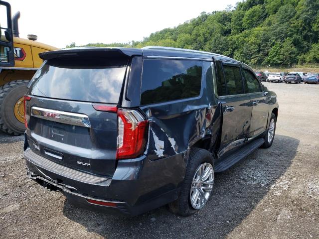 1GKS2GKD0MR465721 - 2021 GMC YUKON XL K1500 SLT GRAY photo 3