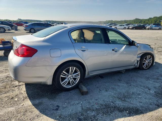 JN1CV6AP4CM930352 - 2012 INFINITI G37 BASE SILVER photo 3