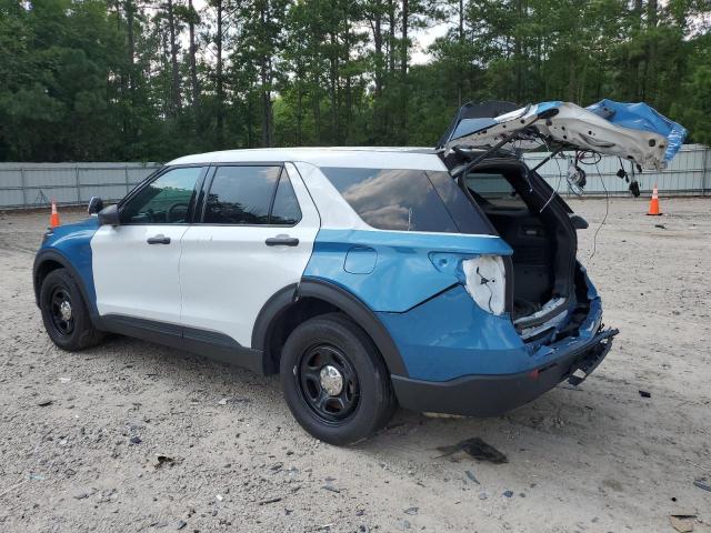 1FM5K8AW2MNA20952 - 2021 FORD EXPLORER POLICE INTERCEPTOR Dwukolorowy zdjęcie 2