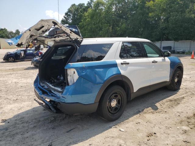 1FM5K8AW2MNA20952 - 2021 FORD EXPLORER POLICE INTERCEPTOR Dwukolorowy zdjęcie 3