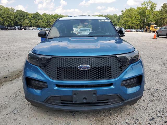 1FM5K8AW2MNA20952 - 2021 FORD EXPLORER POLICE INTERCEPTOR Dwukolorowy zdjęcie 5