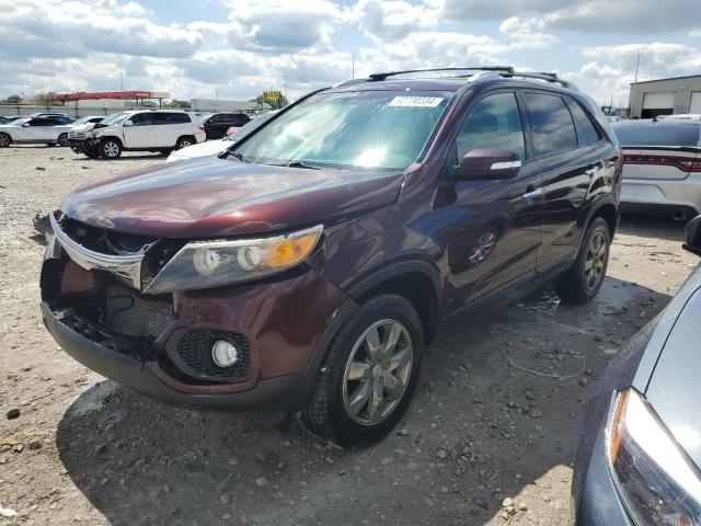 5XYKT3A1XBG131605 - 2011 KIA SORENTO BASE MAROON photo 1