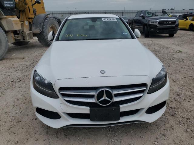 55SWF4JBXGU172465 - 2016 MERCEDES-BENZ C 300 WHITE photo 5