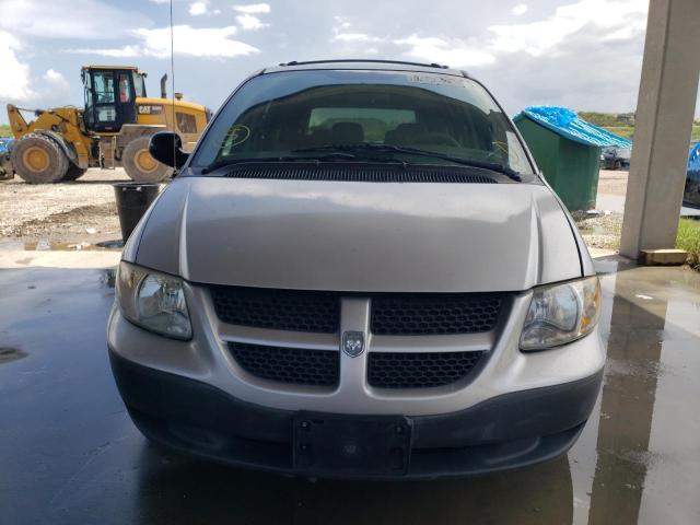 1D4GP25393B161371 - 2003 DODGE CARAVAN SE SILVER photo 5