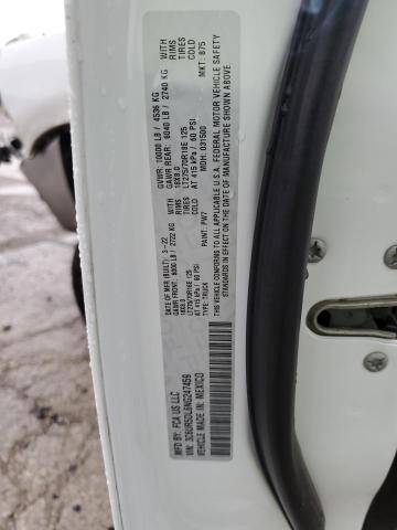 3C6UR5DL6NG247459 - 2022 RAM 2500 BIG HORN/LONE STAR WHITE photo 12